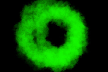 abstract colored dust explosion on a black background.abstract powder splatted background.