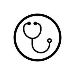 stethoscope icon design vector template