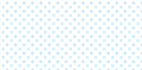 Simple light blue flower pattern
