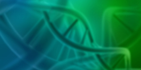 Obraz premium 3d render of dna structure, abstract background