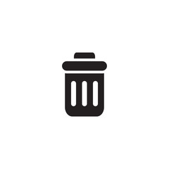 trash can icon vector design template