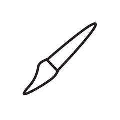 paint brush icon vector design template