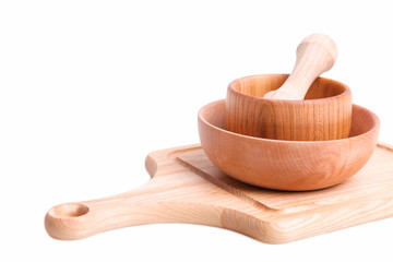 Different wooden utensils