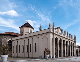 Cathedral di Santo Stefano in Biella, Italy - obrazy, fototapety, plakaty