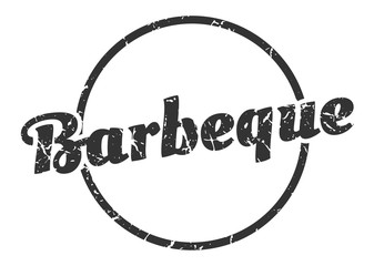 barbeque sign. barbeque round vintage grunge stamp. barbeque