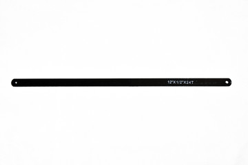 metal saw blade on a white background isolate