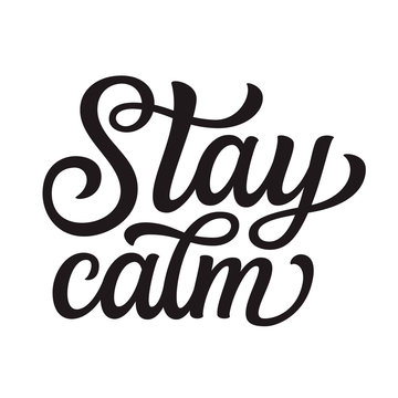 Stay Calm Lettering