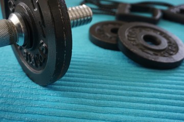 Obraz na płótnie Canvas Fitness zu Hause Sport zu Hause Home Workout