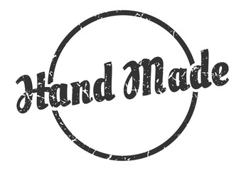 hand made sign. hand made round vintage grunge stamp. hand made