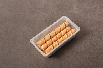 Homemade chocolate chicken rolls is a great snack