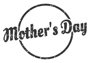 mother's day sign. mother's day round vintage grunge stamp. mother's day