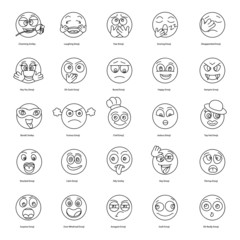 Modern Textface Line Icons Pack 