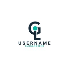 letter g and l logo designs vector © THE LASTMINI