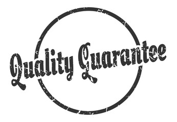quality guarantee sign. quality guarantee round vintage grunge stamp. quality guarantee