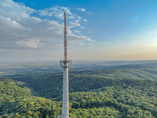 beautiful mountain sunset