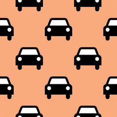 car  seamless pattern vector illustration, Can use for fabric, textile, wallpaper, background, packaging, adversiting, decor, wrapping paper, clothes, shirts, dresses, bedding, blankets