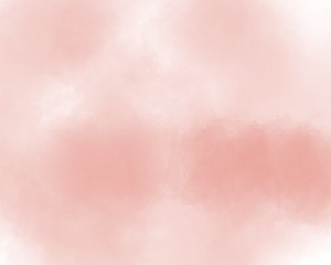 Pink watercolor painted paper texture background, light background.	