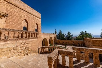 Artuklu, Mardin / Turkey June 10, 2018. Deyrulzafaran Monastery and Syriac Orthodox patriarchat (...
