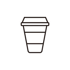 Cup icon vector illustration sign