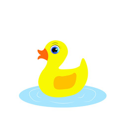 cute duck illustration for kids