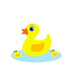 cute duck illustration for kids