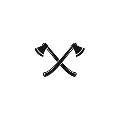 lumberjack logo vector icon template