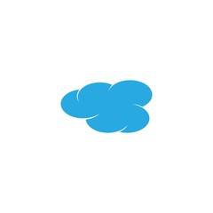 Blue Cloud Logo vector icon design