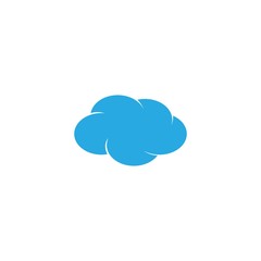 Blue Cloud Logo vector icon design