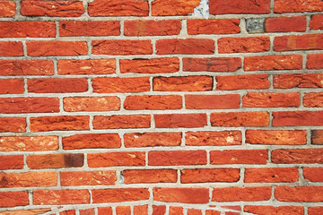red brick wall background