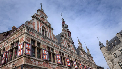 Fototapeta na wymiar City of Aalst. Belgium. East Flanders. City Hall