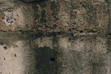 old concrete wall with dirty scuffs background texture