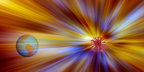 Propagación de virus hacia nuestro planeta © masauvalle