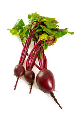 beetroot isolated on white
