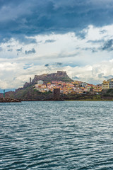 Castelsardo, in the northwest of Sardinia island, Italy.