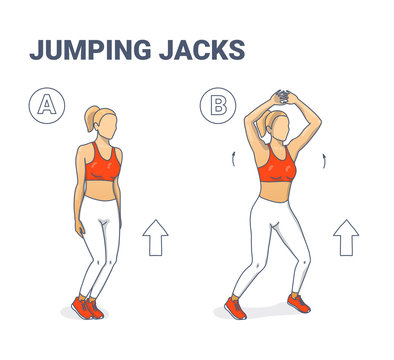 Jumping Jack Exercise Images – Browse 1,595 Stock Photos, Vectors, and  Video | Adobe Stock
