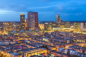 Naklejka premium The Hague, Netherlands Cityscape