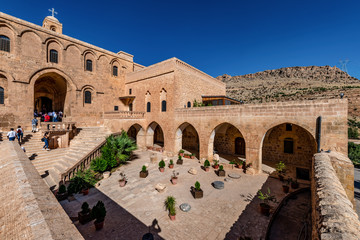 Artuklu, Mardin / Turkey June 10, 2018. Deyrulzafaran Monastery and Syriac Orthodox patriarchat (...