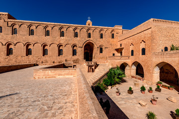 Artuklu, Mardin / Turkey June 10, 2018. Deyrulzafaran Monastery and Syriac Orthodox patriarchat (...