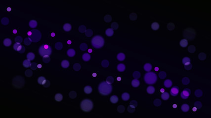 Bokeh blur abstract shapes circles lilac violet in gradient vector background