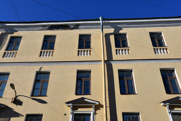 Architecture of Saint-Petersburg, Russia. Galernaya street in historic city center