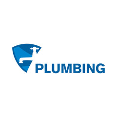 Vector logo of plumbing and water supply company