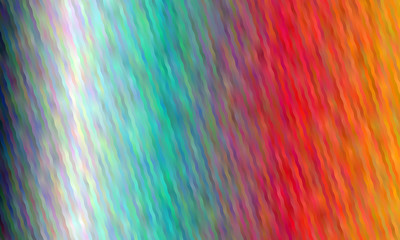 red orange green stripes waves abstract vector background. Simple pattern.