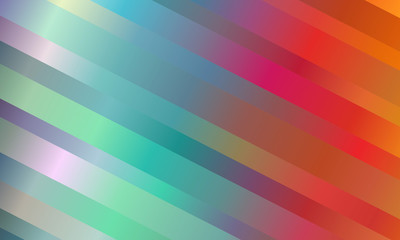 red orange green stripes abstract vector background. Simple pattern.