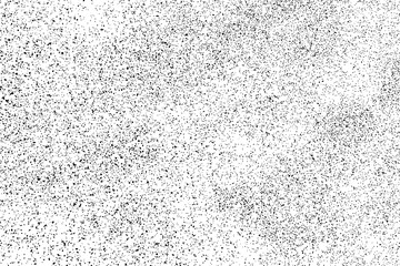 Obraz premium Black grainy texture isolated on white background. Dust overlay. Dark noise granules. Digitally generated image. Vector design elements. Illustration, Eps 10.
