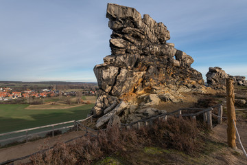 devil's wall in saxony-anhalt