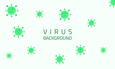 Virus infection or bacteria concept background 