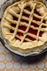 Homemade cakes / Pies / top View