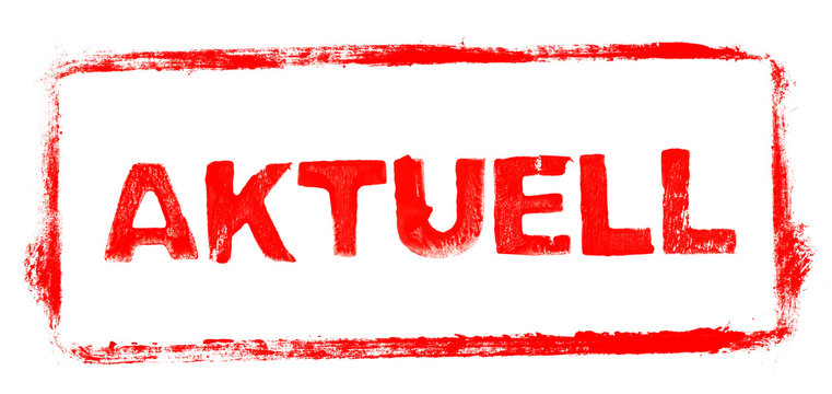 Roter Stempel Rahmen: Aktuell