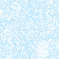 Seamless illustration, blue white color, abstract background. Repeating elements of white color. Background for fabric, paper.