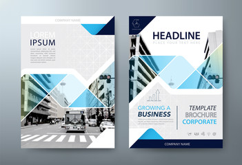 Annual report brochure flyer design template vector, Leaflet, presentation book cover templates, layout in A4 size.